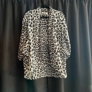 Leopard Print Kimono